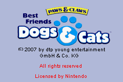 Paws & Claws - Best Friends - Dogs & Cats: Title